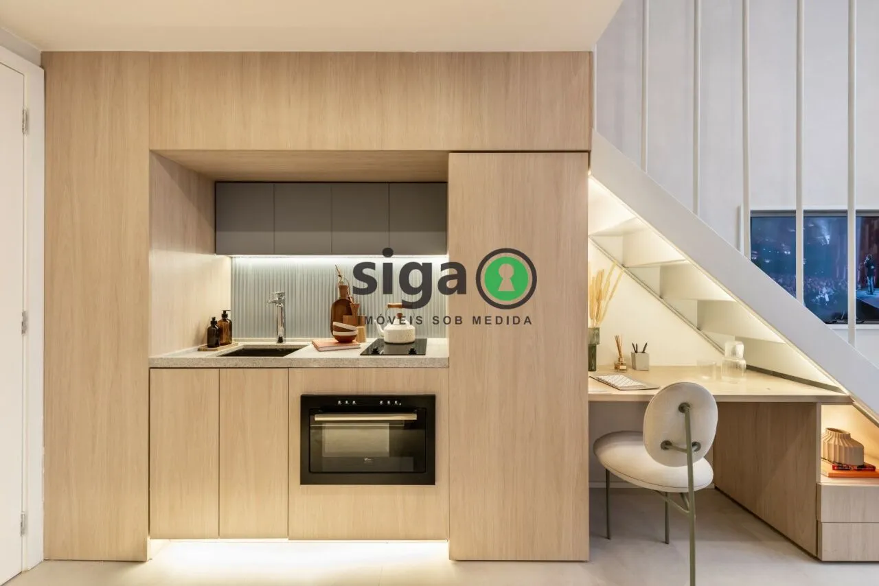 Imagem Studio pé direito 3,70m em um dos endereços mais desejados de São Paulo.