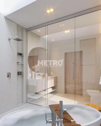 Imagem 3 Suítes, sendo a master ampla com closet e banheira, Piscina com ducha e deck