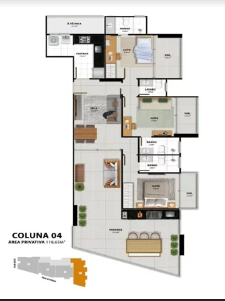 Imagem APARTAMENTO COM 3 QUARTOS E 2 SUÍTES NA PRAIA DO MORRO GUARAPARI ES