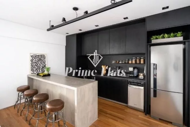 Imagem Flat disponível para venda no Condomínio VN Capote Valente com 78m², 1 dormitório e 2 vaga