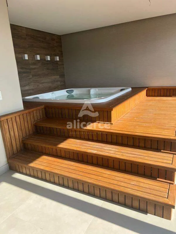Imagem Studio Mobiliado com Churrasqueira e Garagem em Condomínio Completo no Campeche