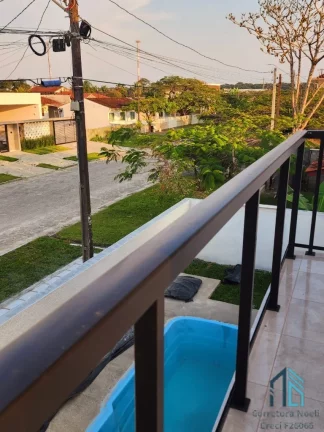 Imagem Sobrado novo 03 quartos c/suíte, arquitetura moderna, 2 quadras MAR, Nereidas em Guaratuba PR