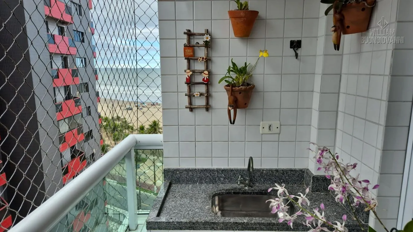 Imagem APARTAMENTO FRENTE MAR - MIRIM - VARANDA GOURMET E VISTA LIVRE