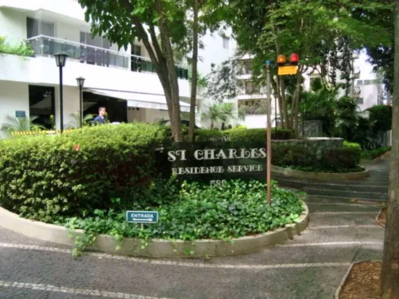 Imagem Flat disponível para locação no Saint Charles Residence Service, com 90m², 1 dormitórios e 1 vaga de garagem