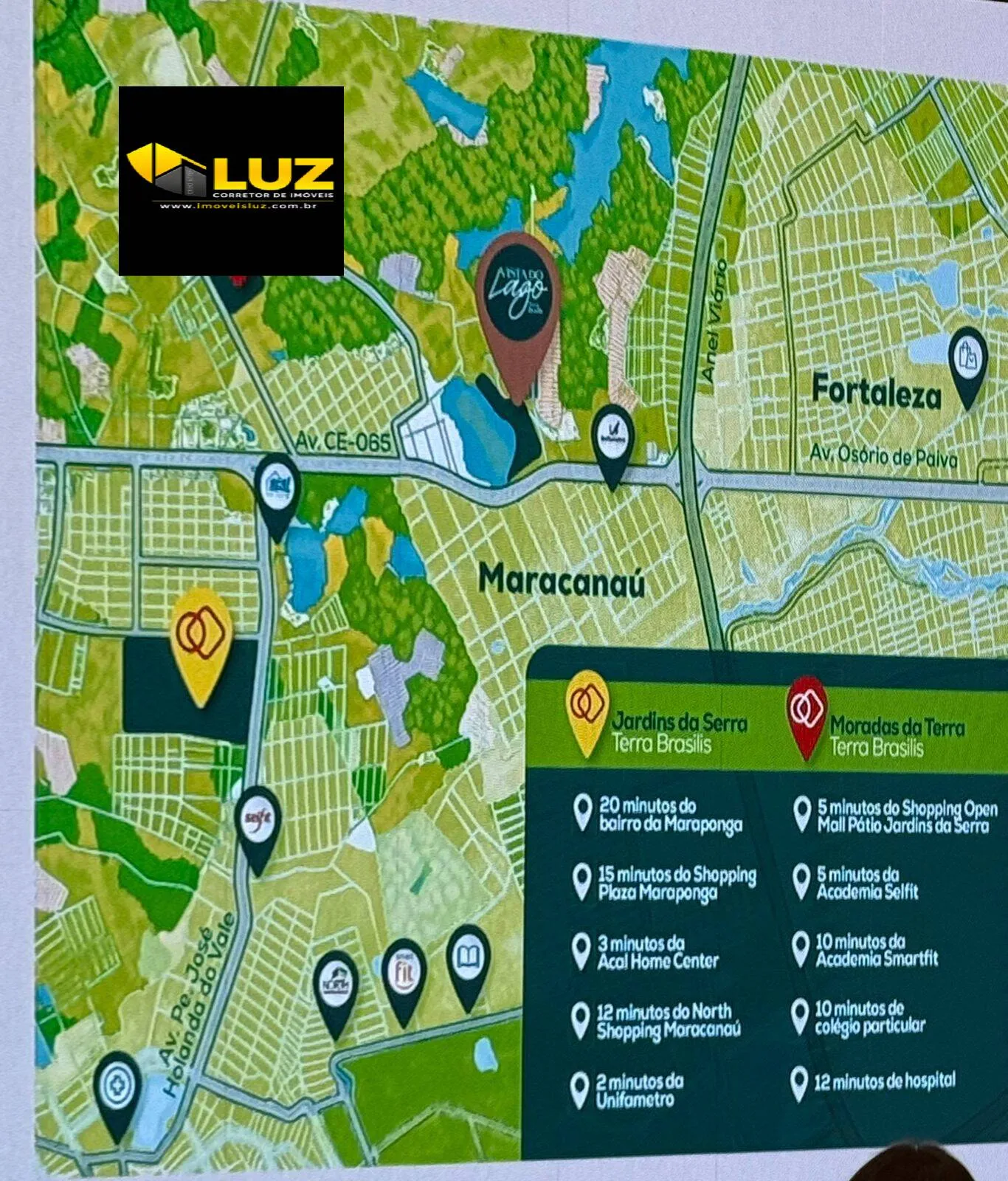 Imagem VISTA DO LAGO TERRA BRASILIS - UM NOVO MARCO EM MARACANAÚ
