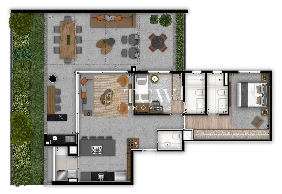 Imagem Apartamento à venda no bairro Brooklin - São Paulo/SP, Zona Sul