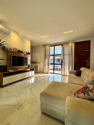 Imagem Casa em Alto Padrão, no condomínio Reserva do Parque , com 3 suítes, semi-mobiliada, climatizada e piscina , aceita financiamento bancário
