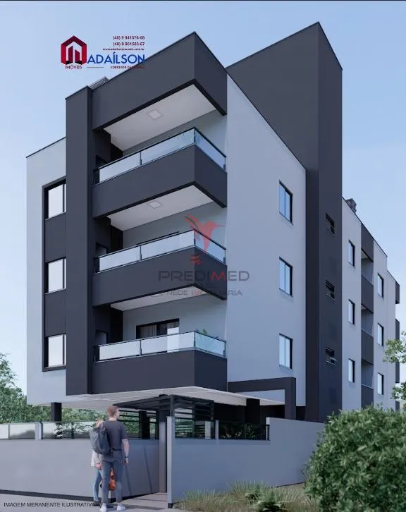 Imagem Apartamentos com 2 Quartos e 1 banheiro à Venda, 72 m² Bairro Serraria - São José SC