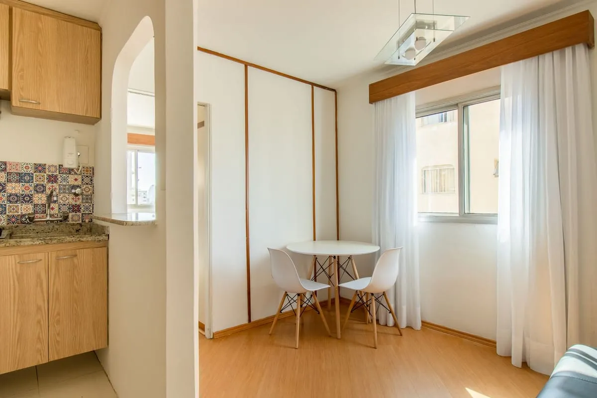 Foto do imóvel Apartamento com 1 Quarto para alugar, 29m² - Jardim Paulista em Alameda Campinas, 129 - Jardim Paulista, São Paulo - SP