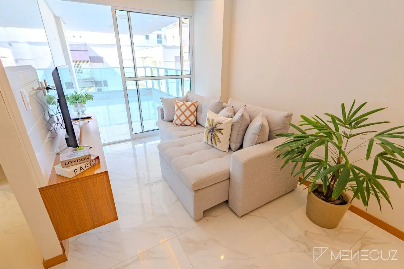 Imagem Exclusividade e sofisticação no Villa Oceânica: seu apartamento de 3 quartos, finamente mobiliado, com lazer completo na cobertura e a poucos passos d