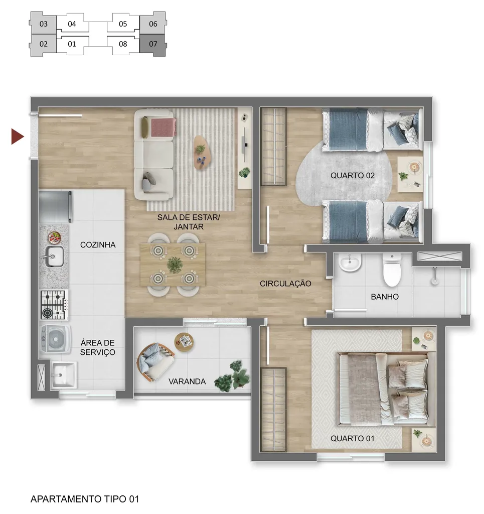 Imagem APARTAMENTO RESIDENCIAL em Mogi das Cruzes - SP, Vila Caputera
