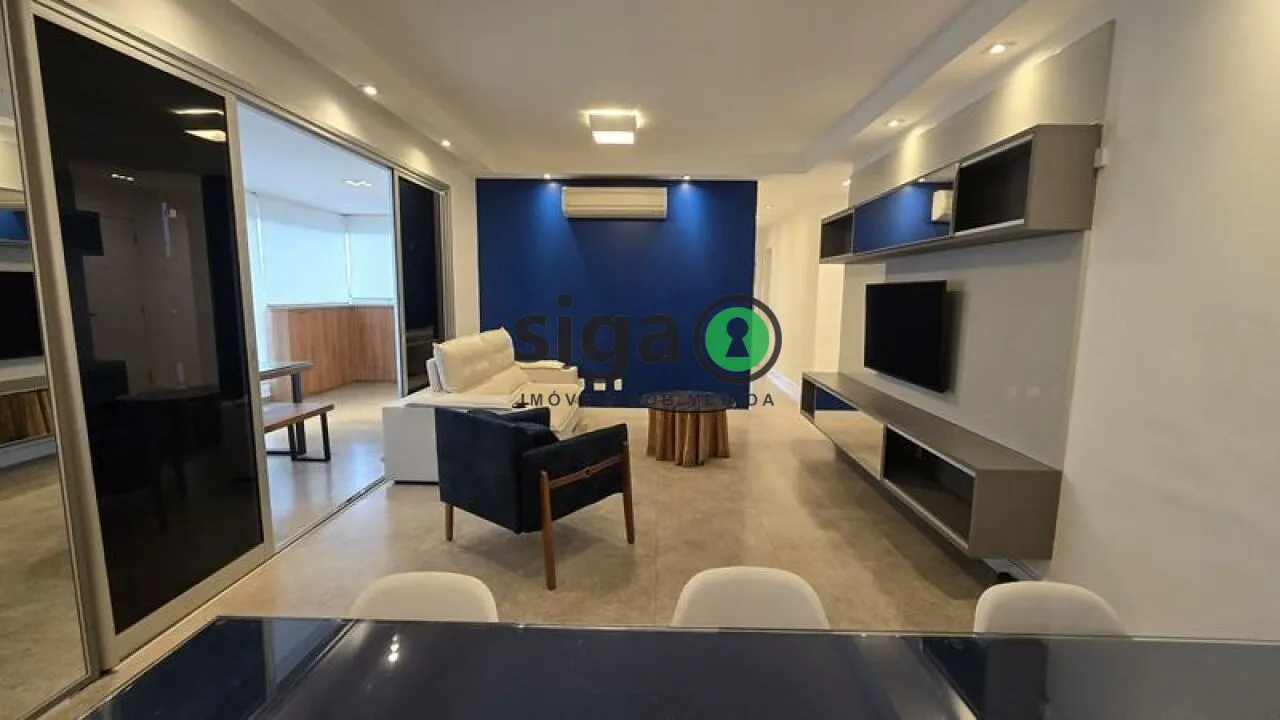 Imagem Brooklin | 105 m² - 3 dormitórios sendo 2 Suítes - Varanda Gourmet - Pronto para Morar