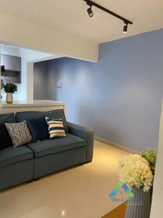 Foto do imóvel Lindo apartamento semi mobiliado, designer moderno, 53 metros, 2 dormitórios excelente valor e localização !!!