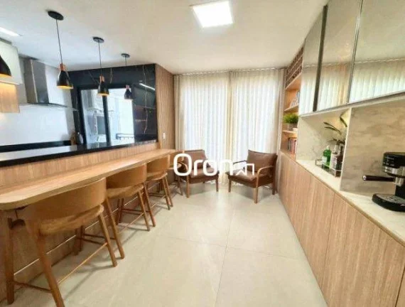 Imagem Apartamento mobiliado com 3 dormitórios à venda, 106 m² por R$ 1.550.000 - Setor Bueno - Goiânia/GO