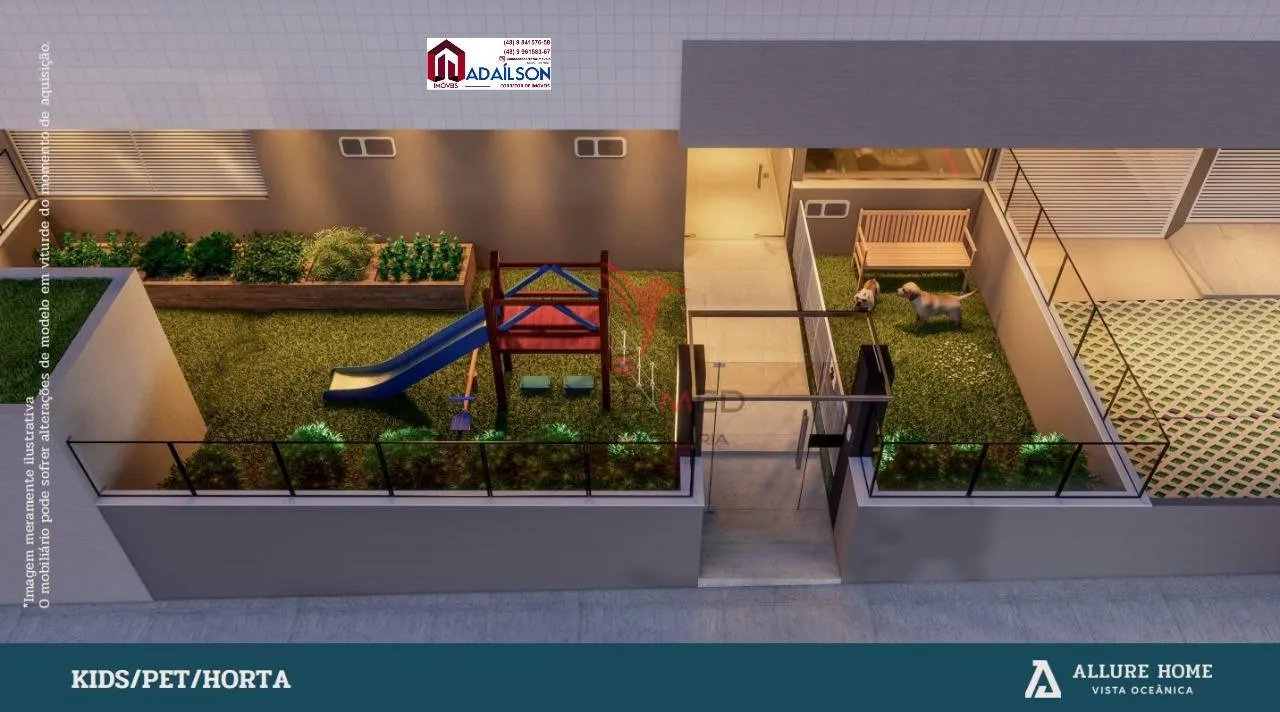 Imagem Allure Home Residence Apto 2 dorm com um suíte Barreiros - São José/SC