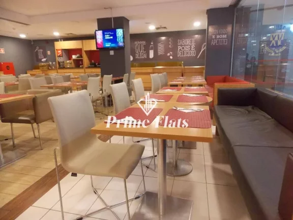 Imagem Flat disponível para venda no Íbis Santos, com 18m², 1 dormitório e 1 vaga