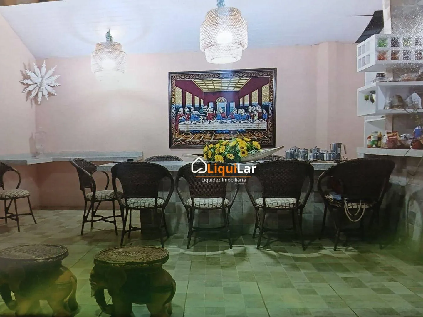 Imagem Casa a Venda com Salão de Festas