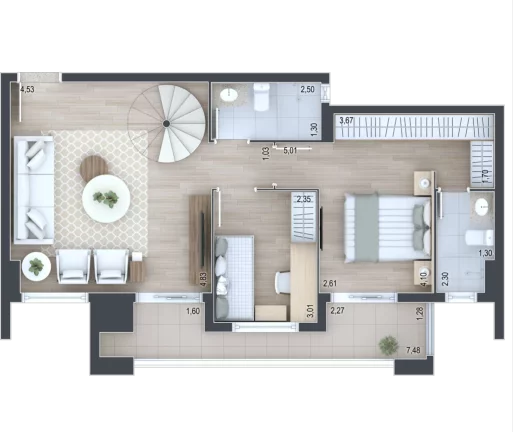 Imagem Terrasse Magique - Breve Lançamento - Apartamento à venda no bairro Portão - Curitiba/PR