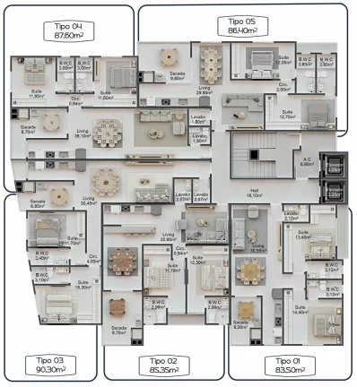 Imagem Landau Residence - Apartamento à venda no bairro Várzea - Itapema/SC