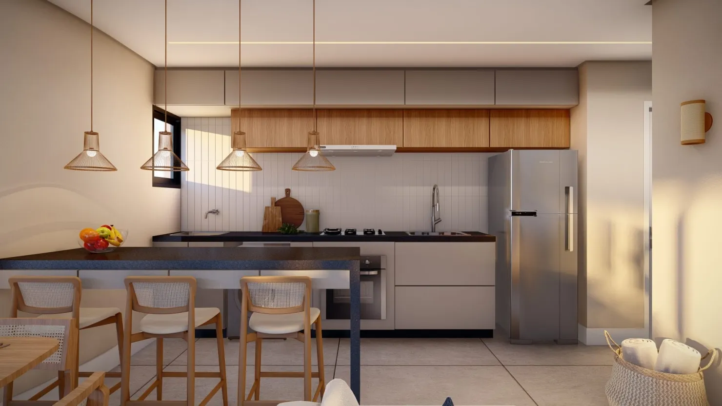 Imagem Apartamento à venda 2 Quartos, 2 Suites, 1 Vaga, 69.4M², Itaguá, Ubatuba - SP | ABITARE OCEAN ART Residence