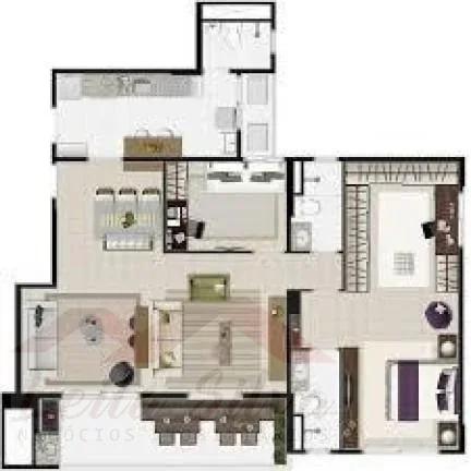Imagem Apartamento 4 dormitórios para Venda em Teresina, Fatima, 3 dormitórios, 2 suítes, 2 banheiros, 2 vagas