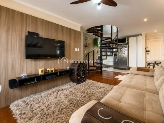 Imagem OPRTUNIDADE! Cobertura duplex no Taquaral, com excelente distribuição dos ambientes, acabamento mo...