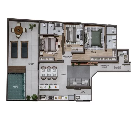 Imagem APARTAMENTO RESIDENCIAL em Itajaí - SC, Praia Brava de Itajaí
