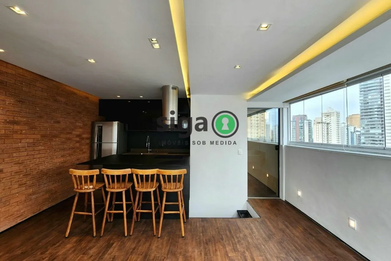 Imagem Cobertura Duplex na Vila Nova Conceição de 1 Suíte com 1 Vaga - 73m² à Venda.