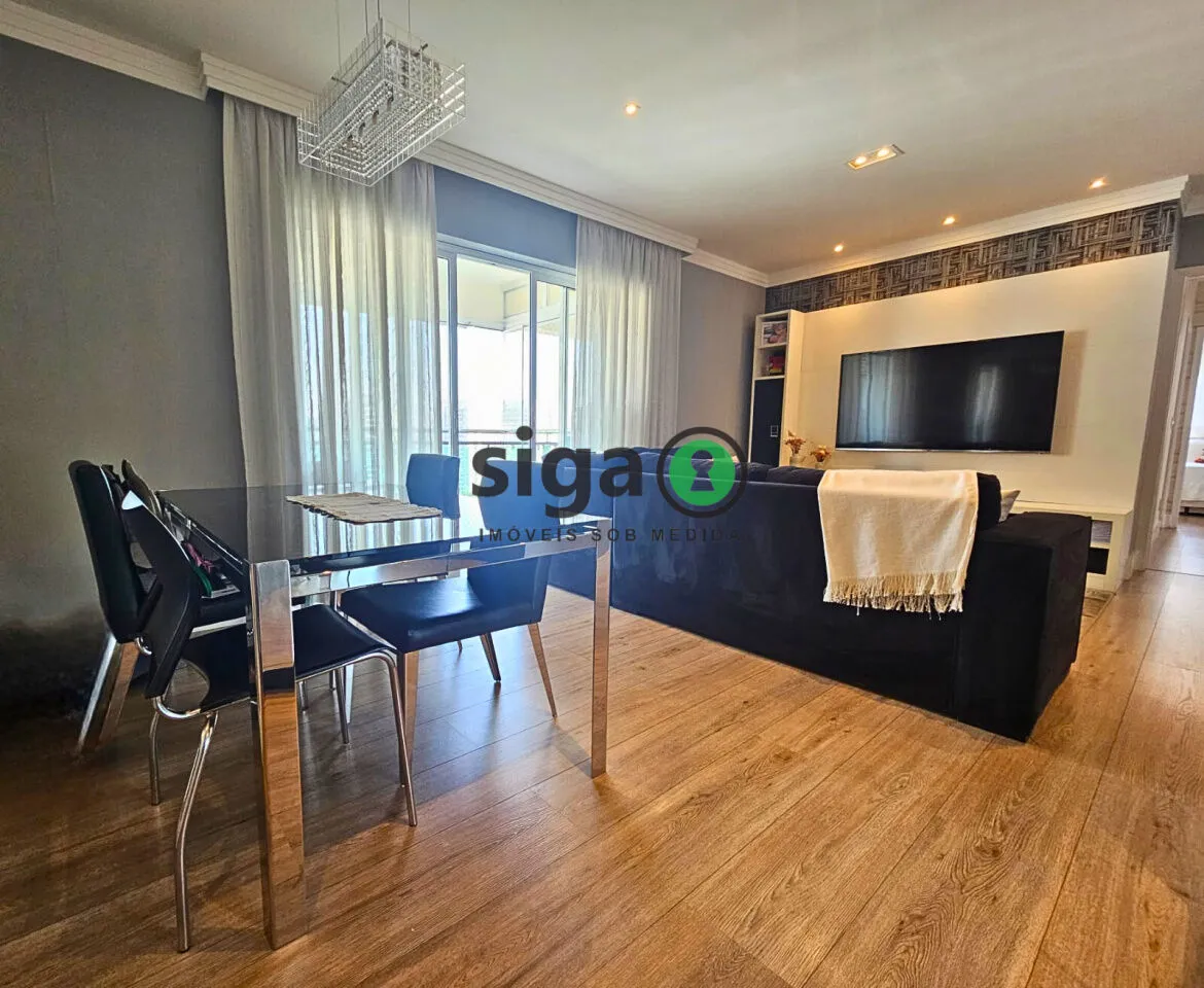Imagem Apartamento á venda na Vila Andrade, com 130m, 3 suítes e 2 vagas.
