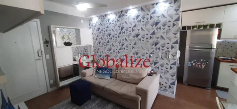 Imagem Belo apartamento em Santos no Marapé em condomínio de Altíssimo Padrão,2 dormitórios, uma suíte, uma vaga privativa, piscina por R$ 615.000,00