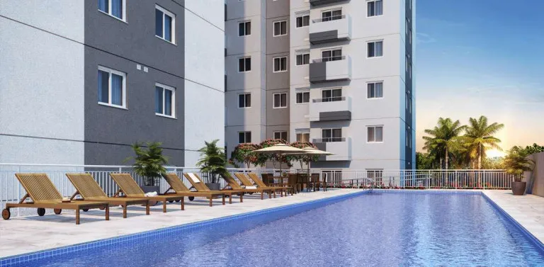 Imagem Apartamento com 2 Quartos à Venda, 42 m² em Jabaquara - Santos