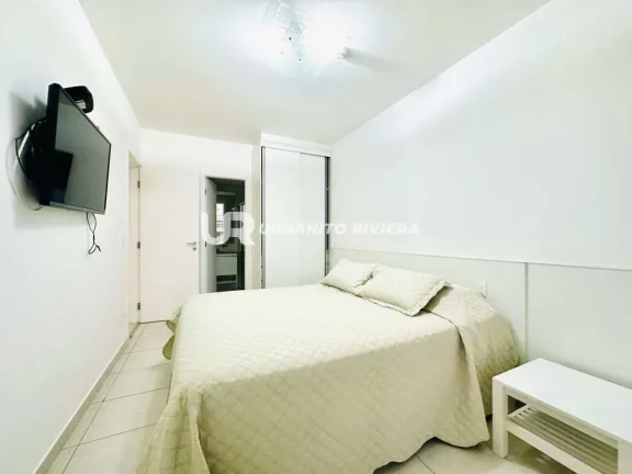 Imagem Apartamento com vista parcial para o mar e lazer completo na Riviera de São Lourenço