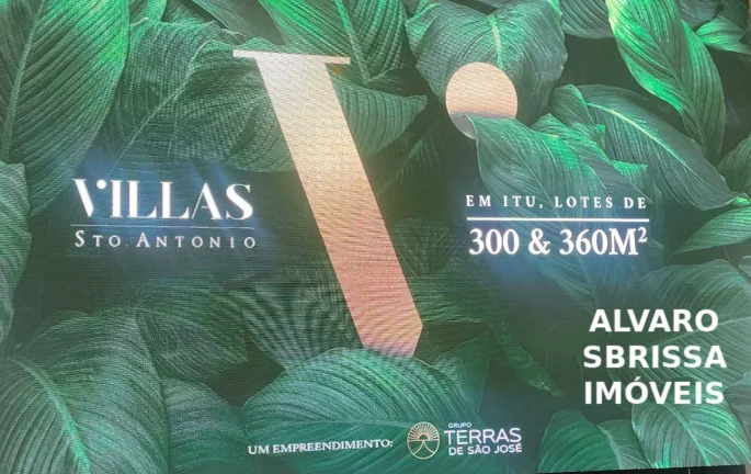 Imagem Villas de Santo Antônio 15% de entrada, restante em 120 meses Condomínio de Alto Padrão Terrenos de 300 e 360m2