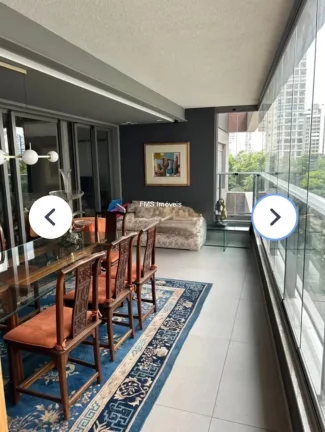 Imagem Apartamento à venda em São Paulo-SP na Cidade Monções: 3 quartos, 3 suítes, 3 salas, 5 banheiros, 2 vagas - 131m²!
