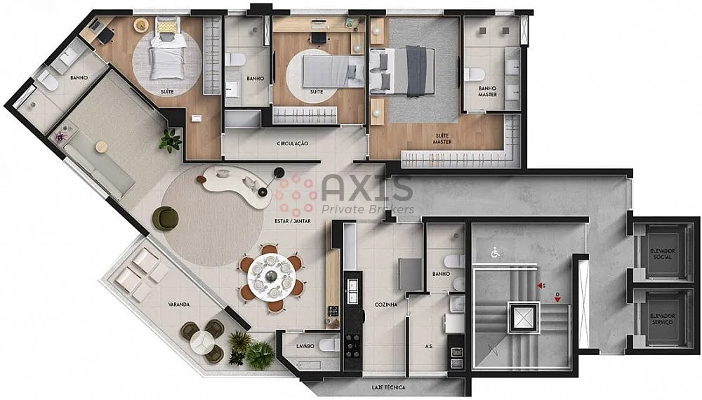 Imagem Apartamento 4 quartos na Savassi - Lazer completo