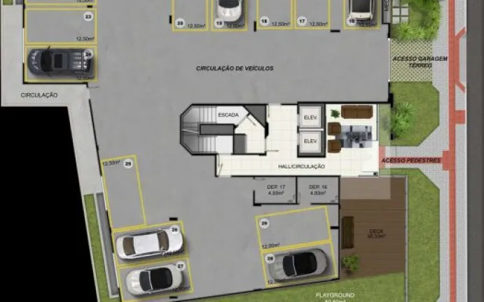Imagem Apartamento com 2 Quartos à Venda, 68 m² em Brasília - Criciúma