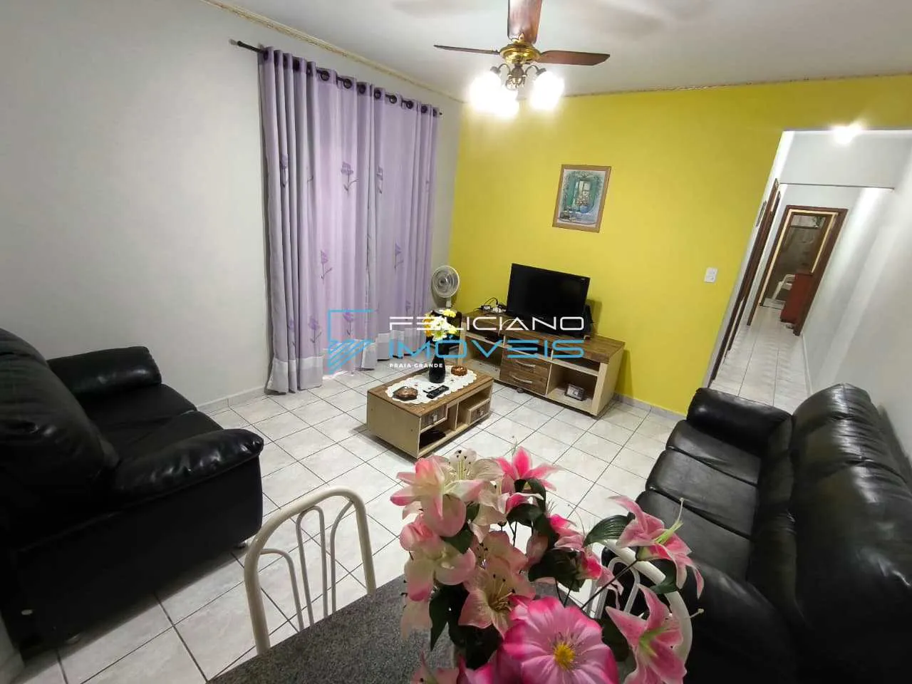 Imagem Apartamento com 2 quartos, Guilhermina, Praia Grande - R$ 450 mil, Cod: 7432