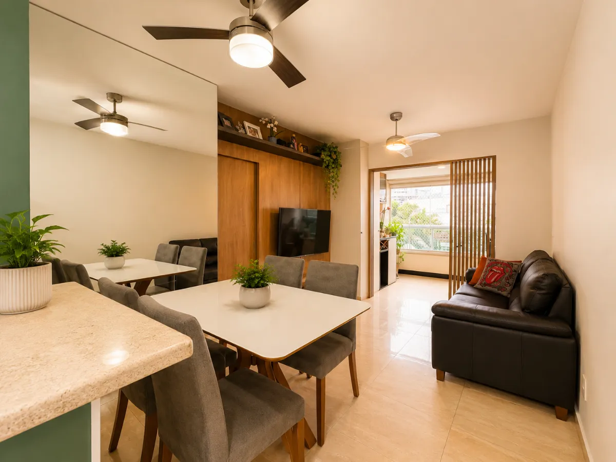 Foto do imóvel Apartamento para venda em Vila Gumercindo com 2 quartos, sendo 1 suíte, 57m2