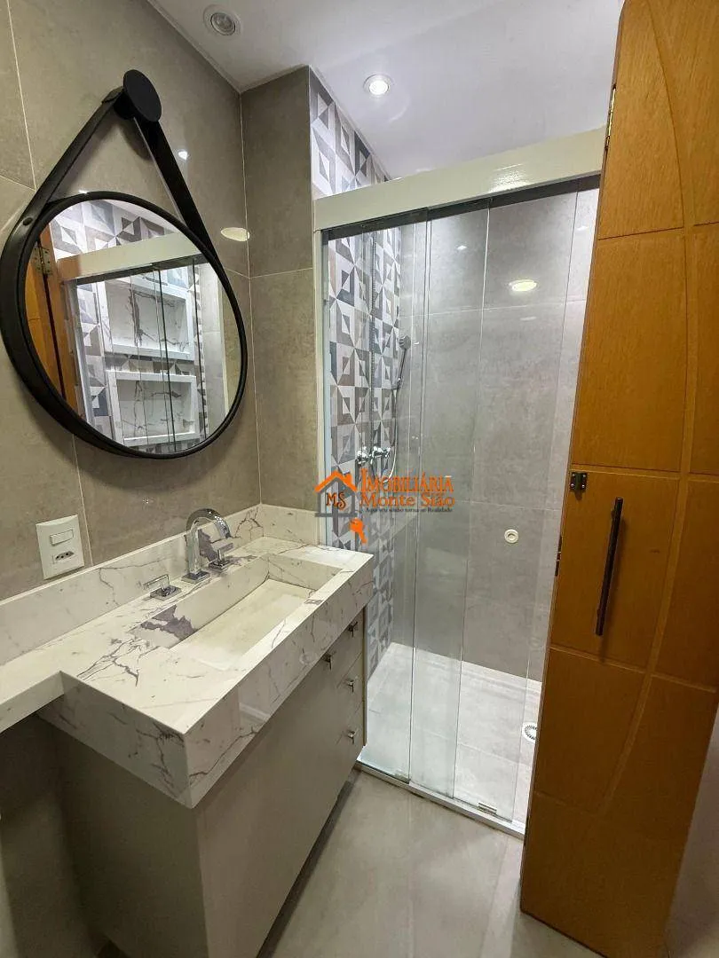 Imagem Apartamento com 2 dormitórios para alugar, 66 m² por R$ 6.500,00/mês - Jardim Flor da Montanha - Guarulhos/SP