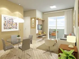 Imagem Apartamento para locação em São Bernardo do Campo - Vila Euclides 2 quartos, 1 banheiro, 1 vaga de garagem Condomínio Puerto Madero