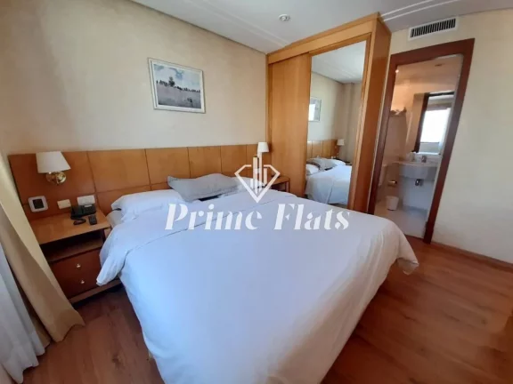 Imagem Flat disponível para locação no Meliá Jardim Europa no Itaim Bibi, com 29m², 1 dormitório e 1 vaga de garagem