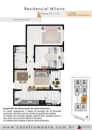 Imagem Apartamento com 2 dormitórios à venda, 60,69 m² a partir de R$ 450.077,00 - Jardim Praia Grande - Mongaguá/SP