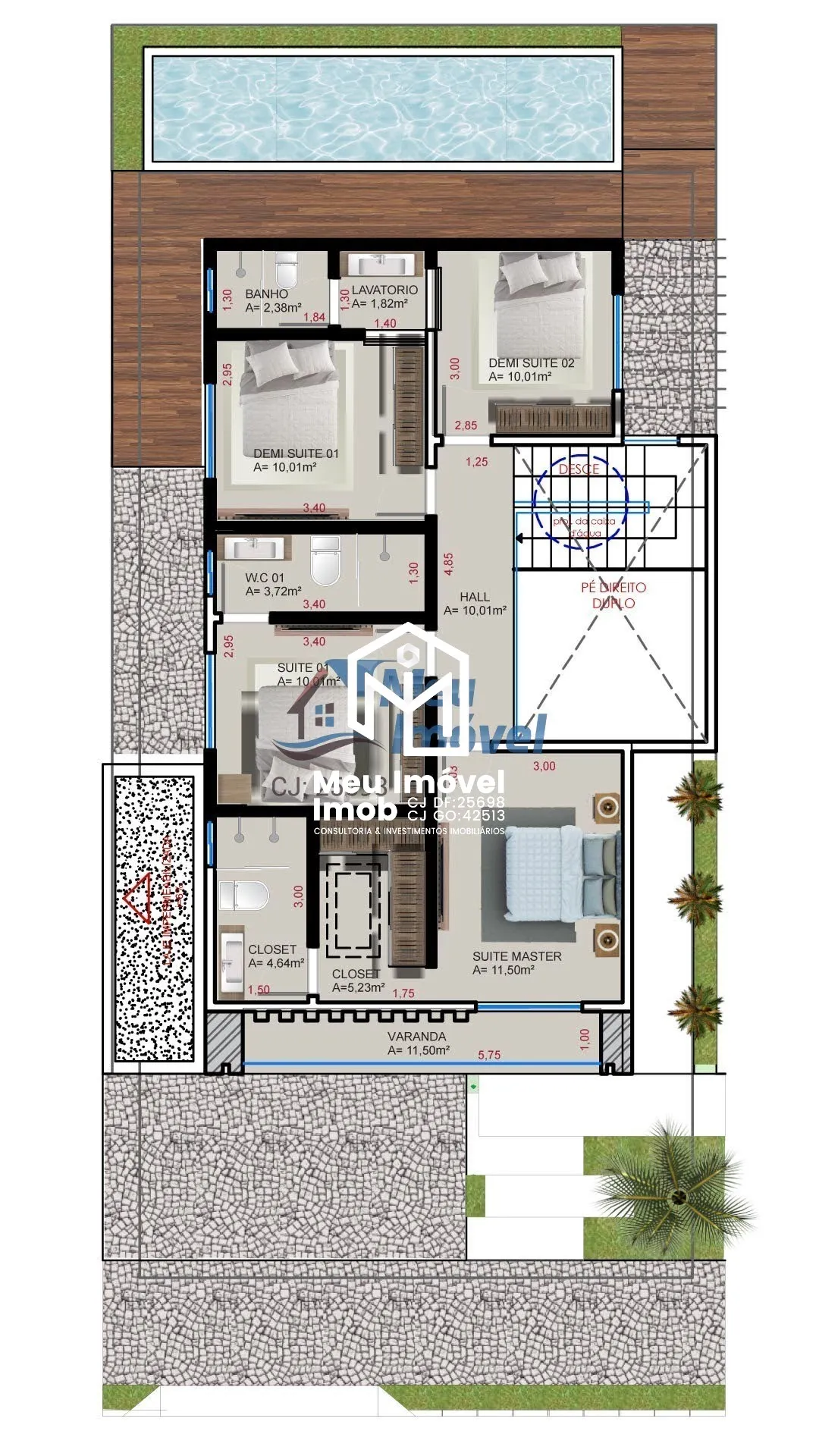Imagem Brisas do Vale Casa 3 Quartos 3 Suítes 2 Vagas 176m² Lazer
