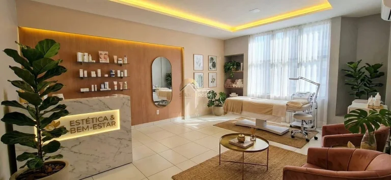 Imagem Sala comercial reformada, andar alto e vista livre. Copa e banheiro. Condomínio baixo. Em Brotas, p