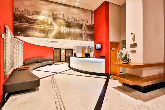 Imagem Flat disponível para locação no Comfort Ibirapuera, com 26m², 1 dormitório e 1 vaga de garagem