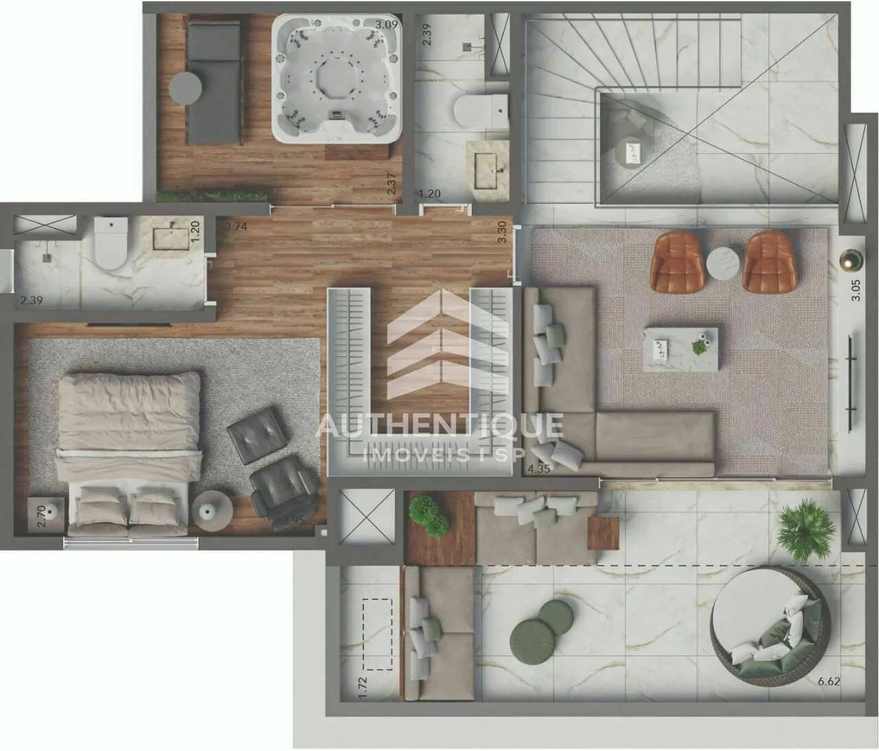 Imagem Living Hereditá Ipiranga - Apartamento à venda no bairro Ipiranga - São Paulo/SP, Zona Sul