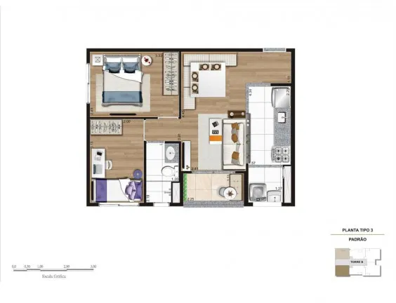 Imagem Studio à Venda, 44 m² em Limão - São Paulo