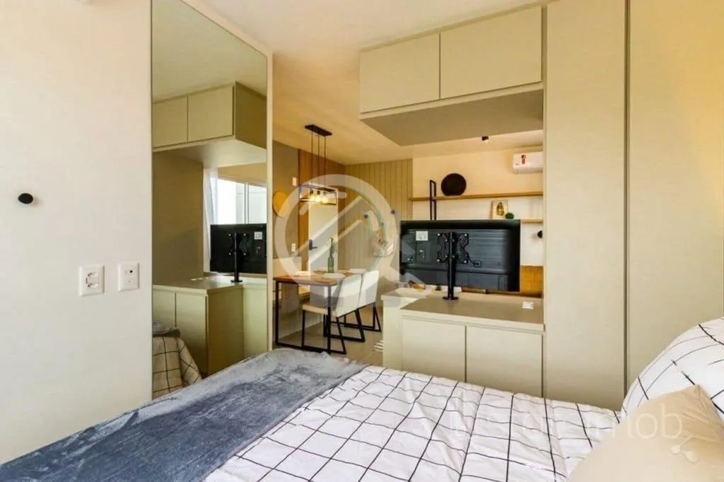 Imagem Apartamento mobiliado e pronto pra morar com 43 m², 1 dormitório e 1 vaga de garagem rotativa no b...