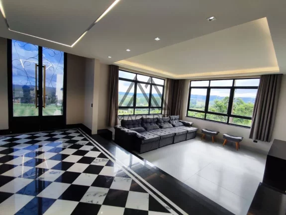 Imagem Casa de Luxo com Vista para a Cuesta e Lago - Ninho Verde 2, Pardinho/SP.