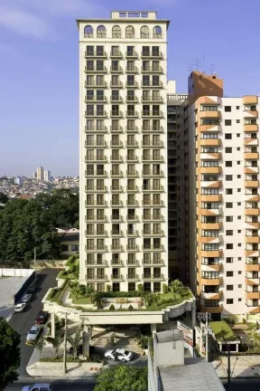 Imagem Flat disponível para locação no Mercure São Caetano do Sul, com 17m², 1 dormitório e 1 vaga de garagem